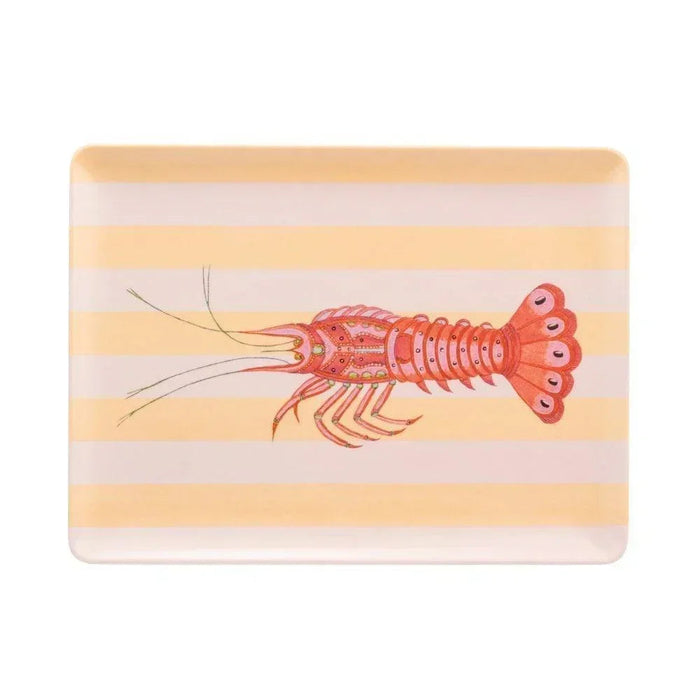 Yvonne Ellen Large Lobster Melamine Picnic Tray