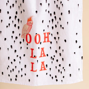 Yvonne Ellen Set Of 2 Tea Towels Alphabet and Ooh La La | {{ collection.title }}