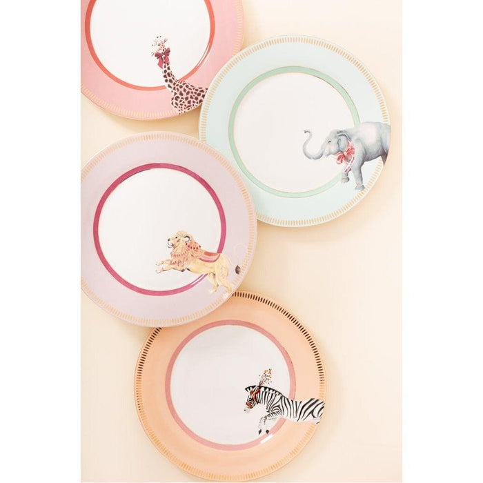 Yvonne Ellen Set of 4 Animal Dinner Plates (26.5cm)