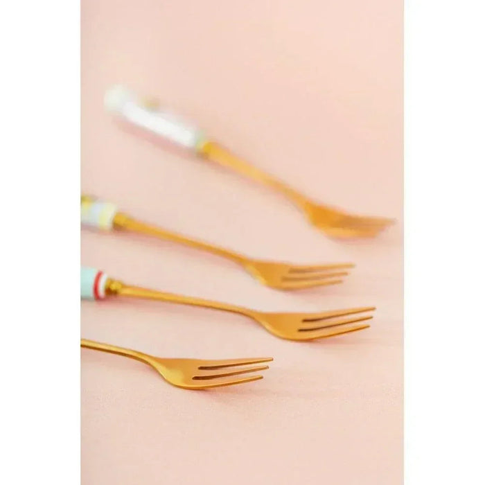 Yvonne Ellen Set of 4 Bee Cake Forks