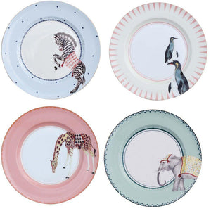 Yvonne Ellen Set/4 Carnival Animal Dinner Plates | {{ collection.title }}