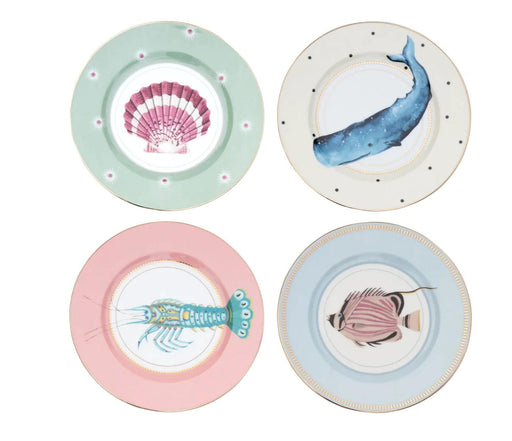 Yvonne Ellen Set/4 Side Plates Under the Sea (4x20cm) | {{ collection.title }}