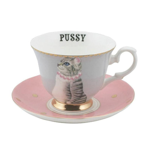 Yvonne Ellen Teacup & Saucer - Pussy Cat | {{ collection.title }}