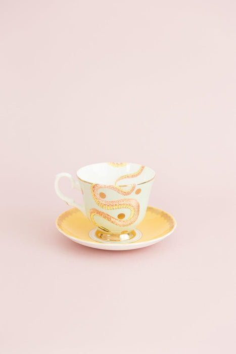 Yvonne Ellen Teacup & Saucer - Snakey
