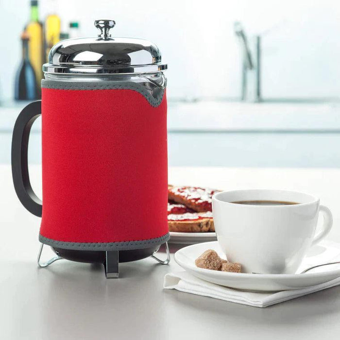 Zeal 12 Cup Cafetiere Insulated Red Jacket