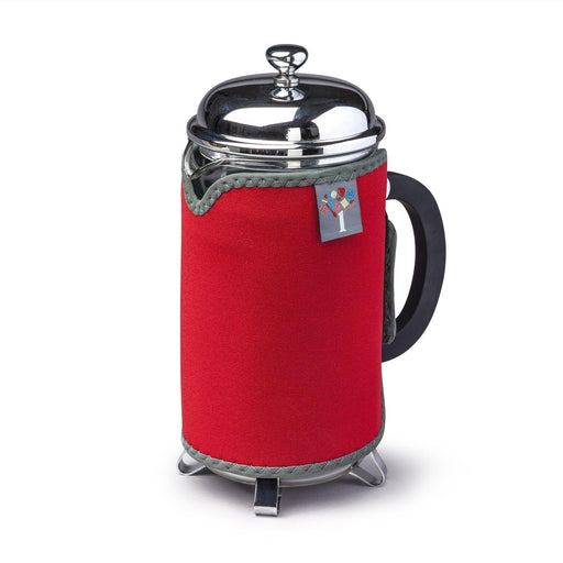 Zeal 8 Cup Cafetiere Insulated Red Jacket - LemonSalt