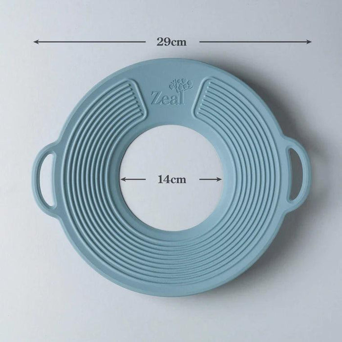 Zeal Classic Silicone Boil Over Lid - Duck Egg Blue (29cm)