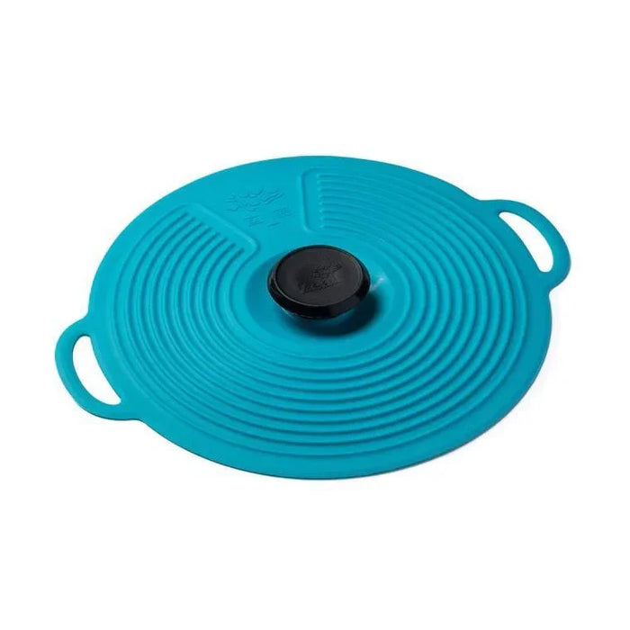 Zeal Classic Silicone Self Sealing Lid, Large - Aqua Blue (23cm)
