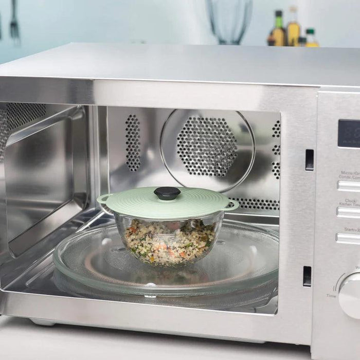 Zeal Classic Silicone Self Sealing Lid, Large - Aqua Blue (23cm)