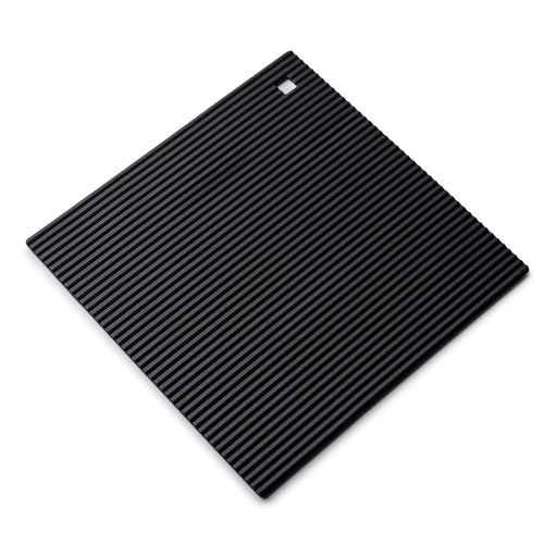Zeal Large Silicone Heat Resistant Trivet Mats - Black (22cm) - LemonSalt