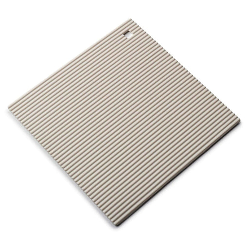 Zeal Large Silicone Heat Resistant Trivet Mats - Cream (22cm) - LemonSalt