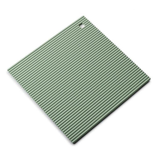 Zeal Large Silicone Heat Resistant Trivet Mats - Sage Green (22cm) - LemonSalt