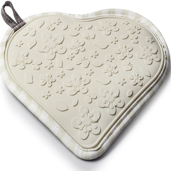 Zeal Silicone Cream Heart Shaped Trivet Mat - LemonSalt