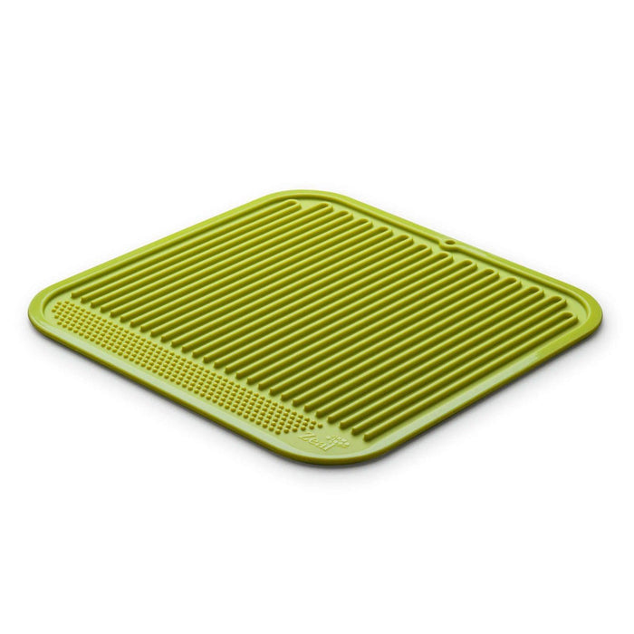 Zeal Silicone Draining Mat - Dark Grey (31cm) - LemonSalt