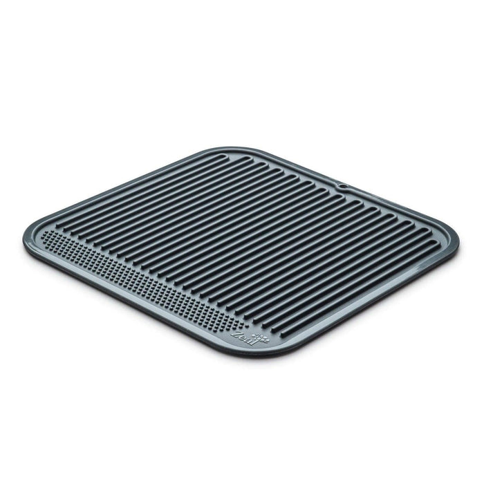 Zeal Silicone Draining Mat - Dark Grey (31cm) - LemonSalt