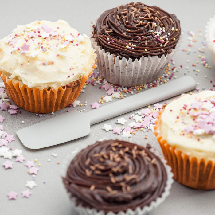 Zeal Silicone Mini Baking Spatula - Dark Grey (16cm) - LemonSalt