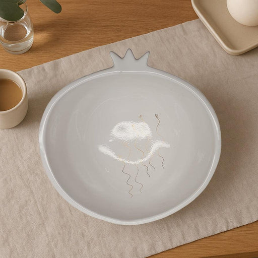 Zeeen Ceramic Bowl - Pomegranate (28cm) - LemonSalt