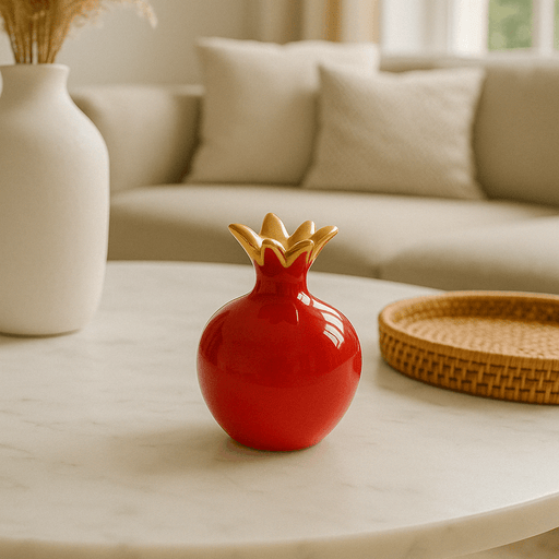 Zeeen Handcrafted Ceramic Pomegranate – Large (6.5cm) - LemonSalt