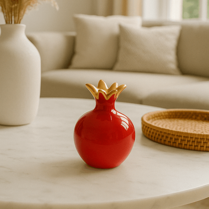 Zeeen Handcrafted Ceramic Pomegranate – Large (6.5cm) - LemonSalt