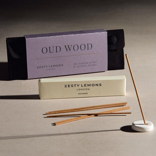 Zesty Lemons Mindfulness Incense - Oud Wood - LemonSalt
