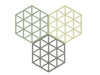 Zone Denmark - Trivet Triangles 3 pcs Rosemary/Matcha/Olive Taupe - LemonSalt