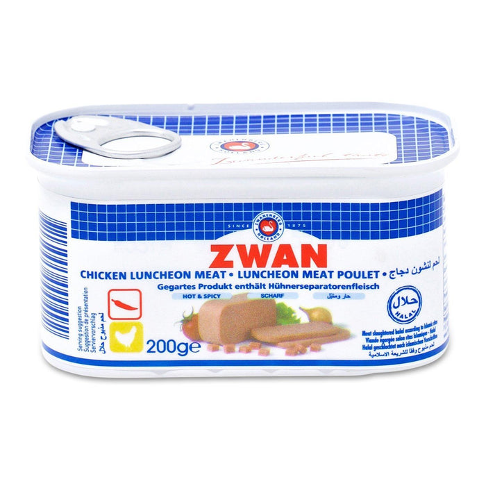 Zwan Hot & Spicy Chicken Luncheon Meat (200g) - LemonSalt