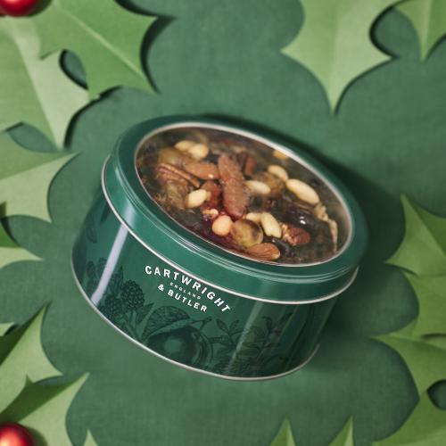 Cartwright & Butler Decorated Jewel Fruit Cake in Round Tin (700g) | {{ collection.title }}