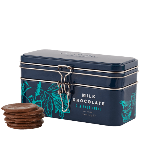 Cartwright & Butler Milk Chocolate Sea Salted Thins (150g) | {{ collection.title }}