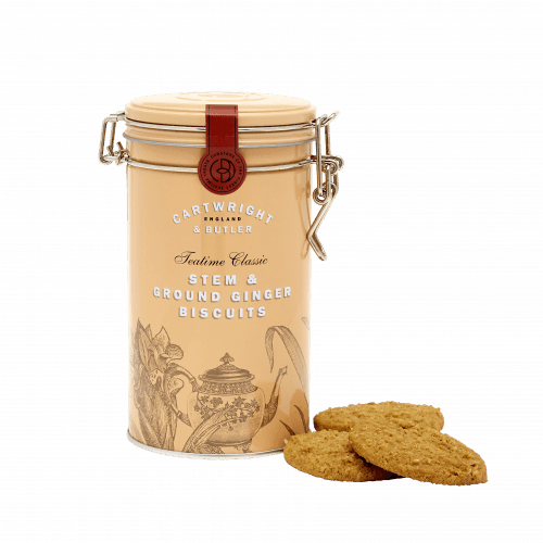 Cartwright & Butler Stem & Ground Ginger Biscuits in Tin (200g) | {{ collection.title }}