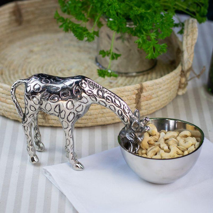 Culinary Concepts Giraffe Nibbles Bowl - Nickel Finish | {{ collection.title }}