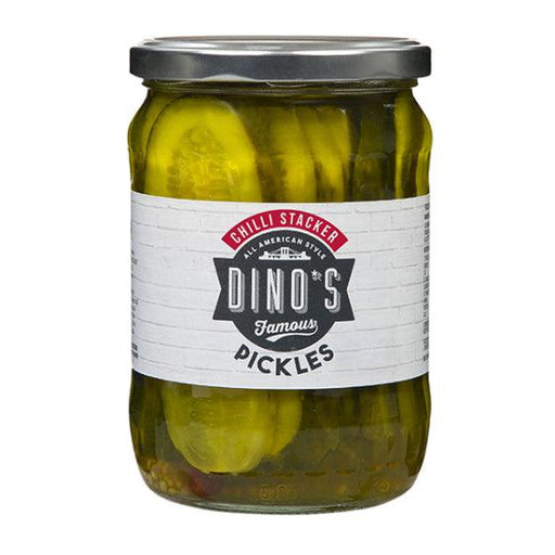 Dino's Chilli Stacker Pickles (530g) | {{ collection.title }}
