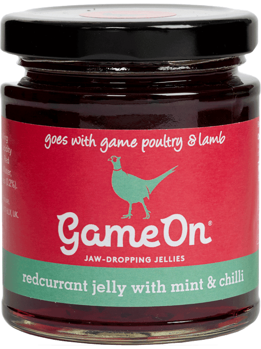 Game On Redcurrant Jelly With Mint & Chilli (205g) | {{ collection.title }}
