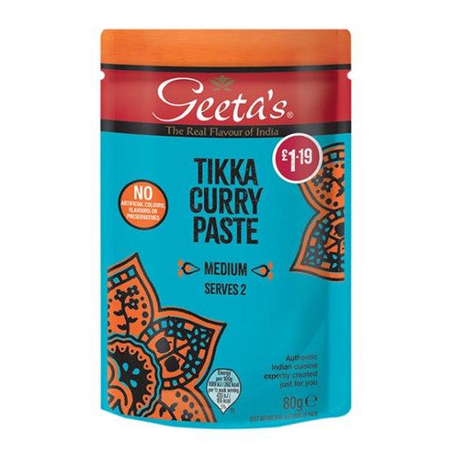 Geeta's Tikka Curry Paste (80g) | {{ collection.title }}