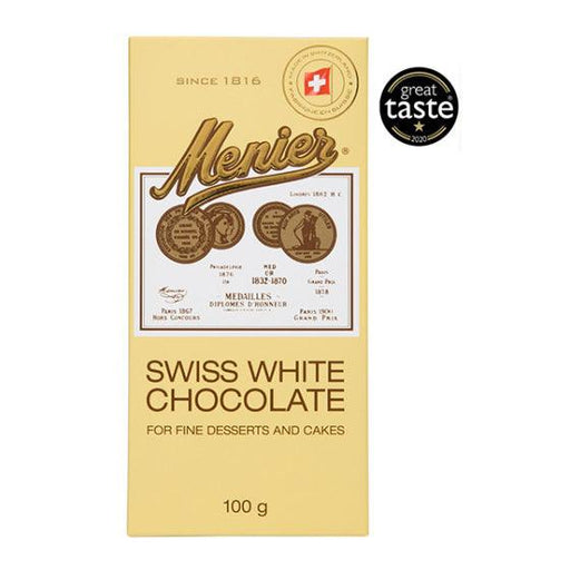 Menier Swiss White Chocolate (100g) | {{ collection.title }}