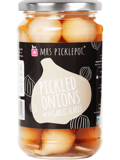 Mrs Picklepot Pickled Onions With Garlic (440g) | {{ collection.title }}