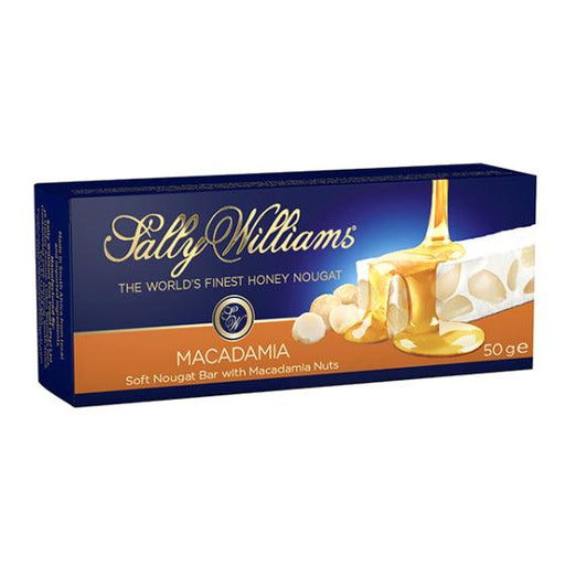 Sally Williams Soft Nougat Bar with Macadamia Nuts (50g) | {{ collection.title }}