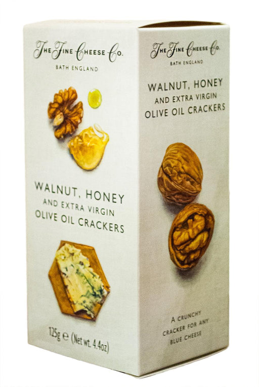 The Fine Cheese Co. Walnut, Honey & Extra Virgin Olive Oil Crackers (125g) | {{ collection.title }}