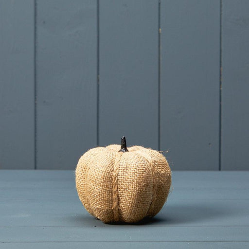 The Satchville Gift Co. - Hessian Fabric Pumpkin (10cm) | {{ collection.title }}