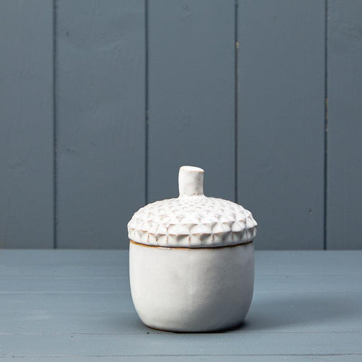 The Satchville Gift Co. - Reactive Glazed Ceramic Acorn Pot (12cm) | {{ collection.title }}