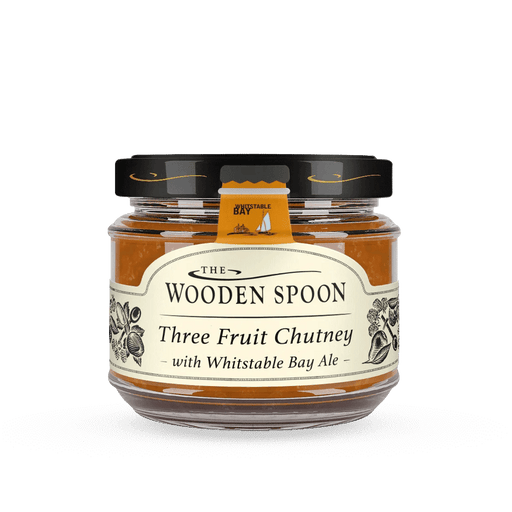 The Wooden Spoon - Three Fruit chutney with Whitstable Ale (190g) | {{ collection.title }}