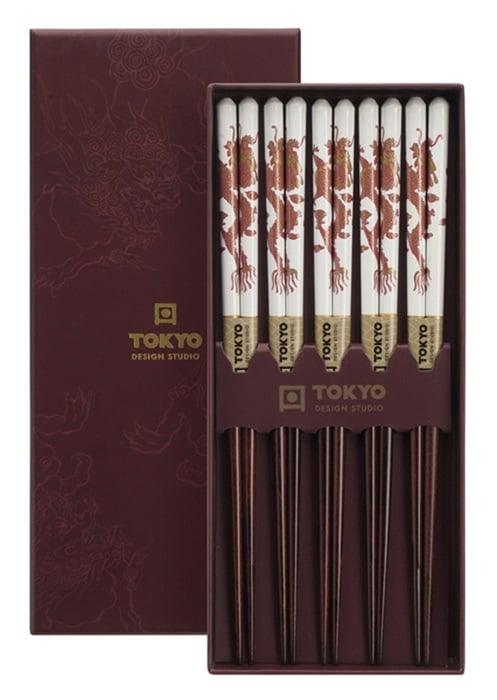 Tokyo Design Studio Chopstick Giftset - Dragon (5 Pairs) | {{ collection.title }}