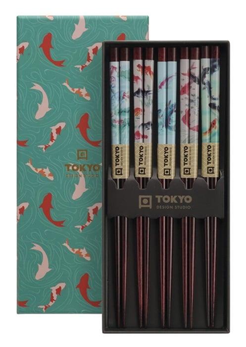 Tokyo Design Studio Chopstick Giftset - Goldfish (5 Pairs) | {{ collection.title }}