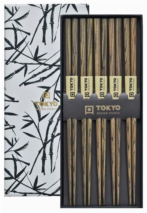 Tokyo Design Studio Chopstick Giftset - White (5 Pairs) | {{ collection.title }}