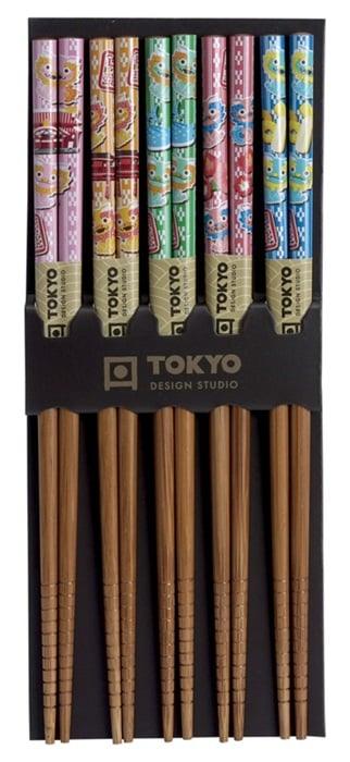 Tokyo Design Studio Chopstick Set - Comic Dragon (5 Pairs) | {{ collection.title }}