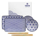 Tokyo Design Studio Nippon Blue Sushi Plate Giftset & Chopsticks (4pcs) | {{ collection.title }}
