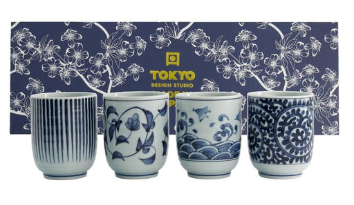 Tokyo Design Studio Teacup Giftset - Blue (4x160ml) | {{ collection.title }}